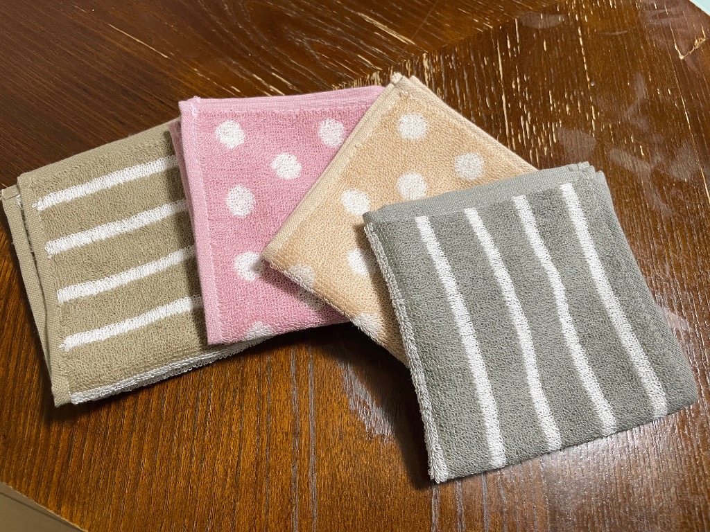 タオルハンカチ まとめ買い 選べる 4枚セット 送料無料 メンズ