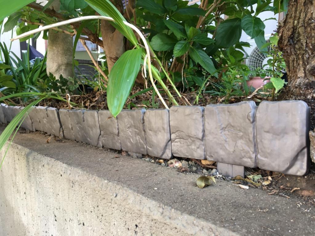 土留め ブロック調 10枚組 土ストッパー 花壇 園芸 ガーデニング 装飾 大口注文対応可 在庫要確認 602 65 アストロ Official Shop ヤフー店 通販 Yahoo ショッピング