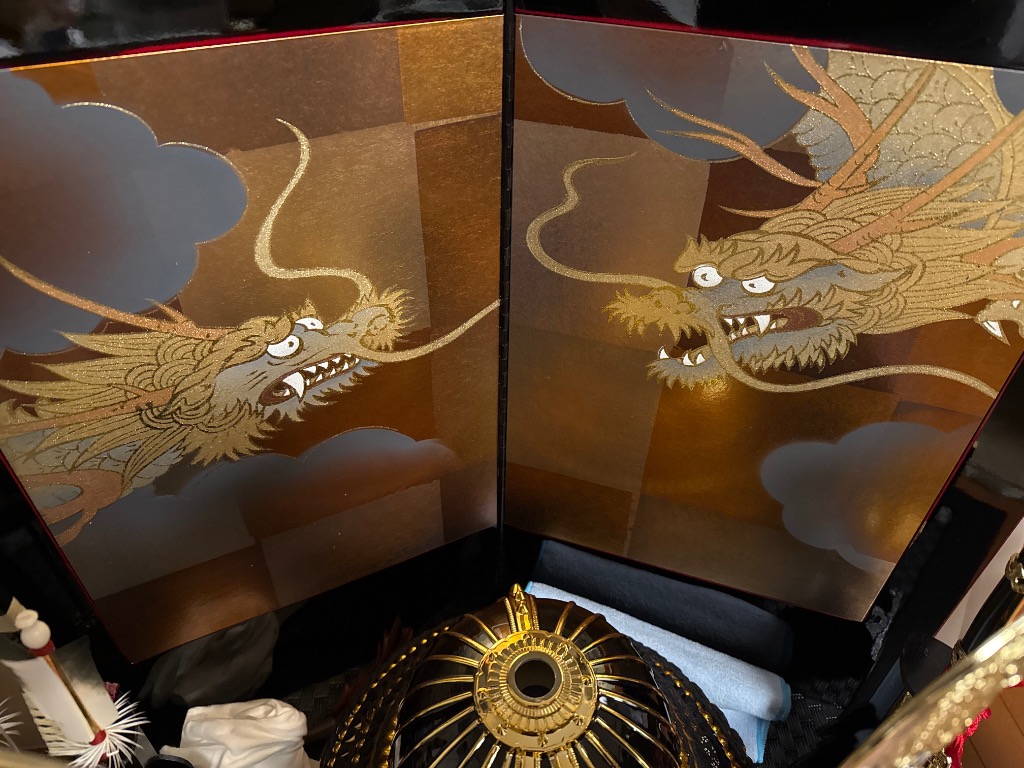 彫刻龍虎 25号着用兜 - 好光