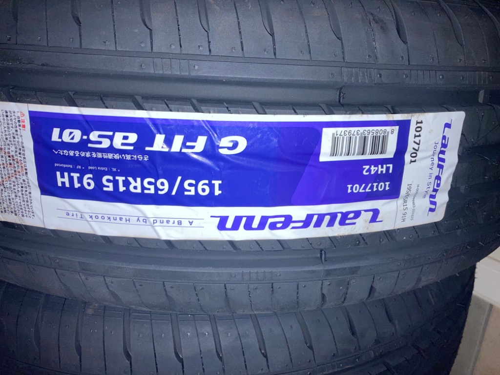 195/65R15 LAUFENN ラウフェン G FIT as-01 LH42 195/65-15 91H サマー