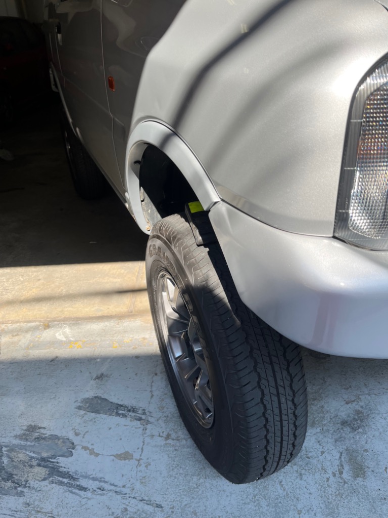 車検対応 9.9mm JB23 オーバーフェンダー 安心のABS樹脂 前後