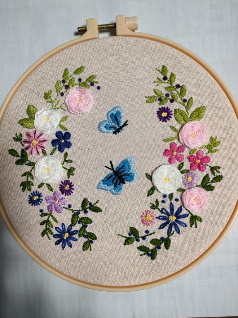 クロスステッチキット 花柄 刺繍キット 手芸キット 図案 バラ フランス