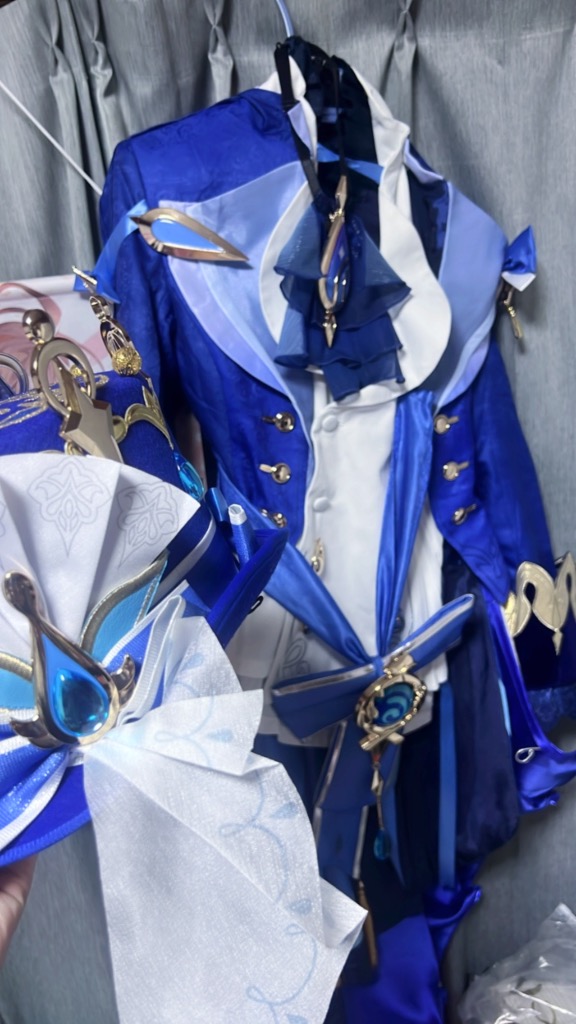 三分妄想 原神 コスプレ フリーナ・プネウマ 水神 衣装 三分妄想 原神 コスプレ フリーナ・プネウマ 水神 衣装