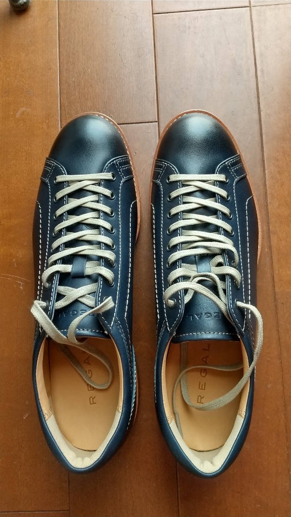 REGAL（リーガル） レースアップレザースニーカー 60ELBA NAVY