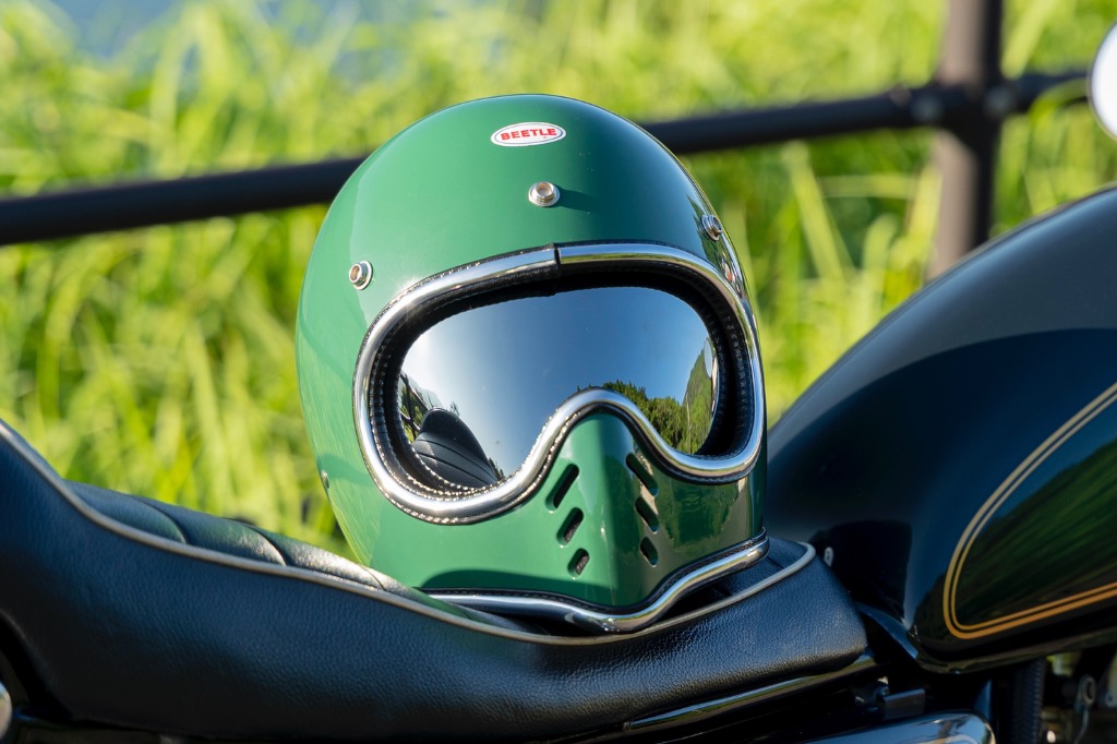 正規取扱店 オーシャンビートル BEETLE MTX グリーン ヘルメット