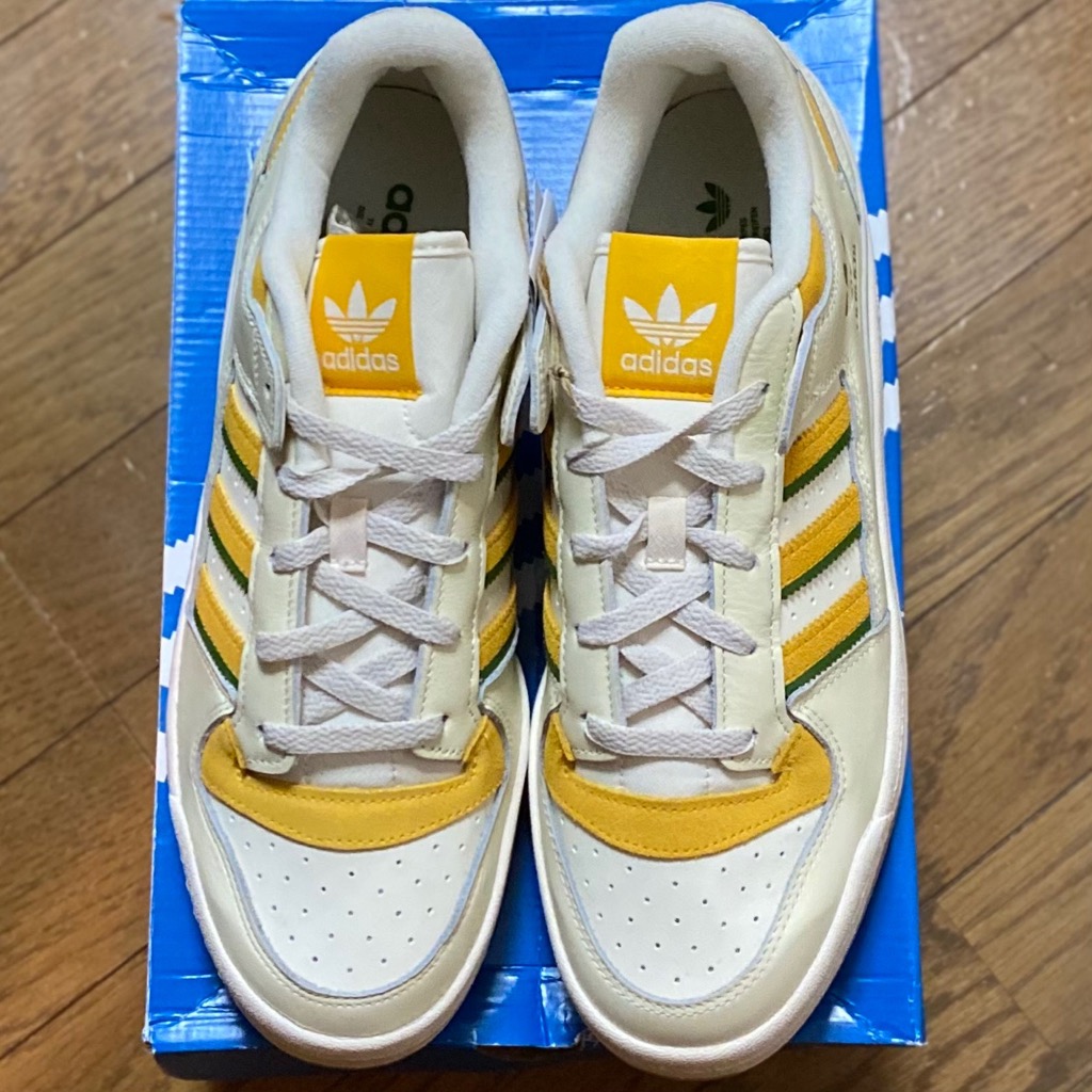 ADIDAS アディダス FORUM LOW CL フォーラム ロー FZ6271 CWHT/BGLD