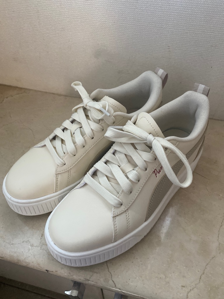 PUMA プーマ カルメン 厚底　スニーカー　白　ホワイト396236 23.5 PUMA プーマ KARMEN CG カルメン 396236 ABC-MART限定 *03ALPINE