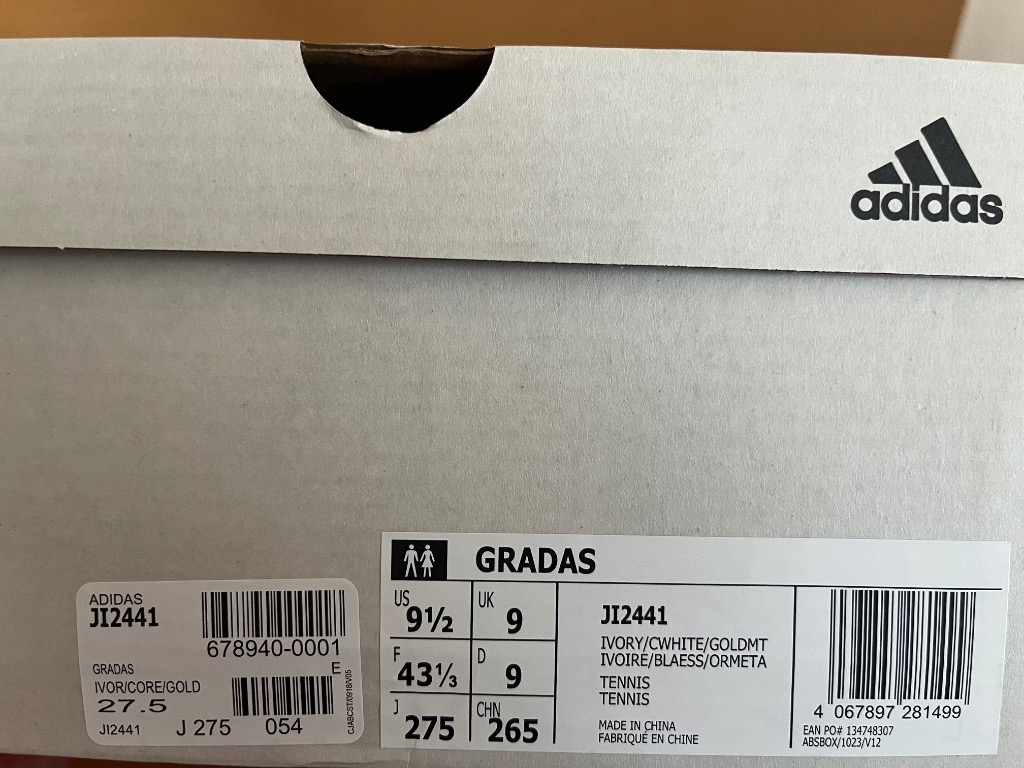 adidas ADIDAS アディダス GRADAS グラダス JI2441 IVOR/CORE
