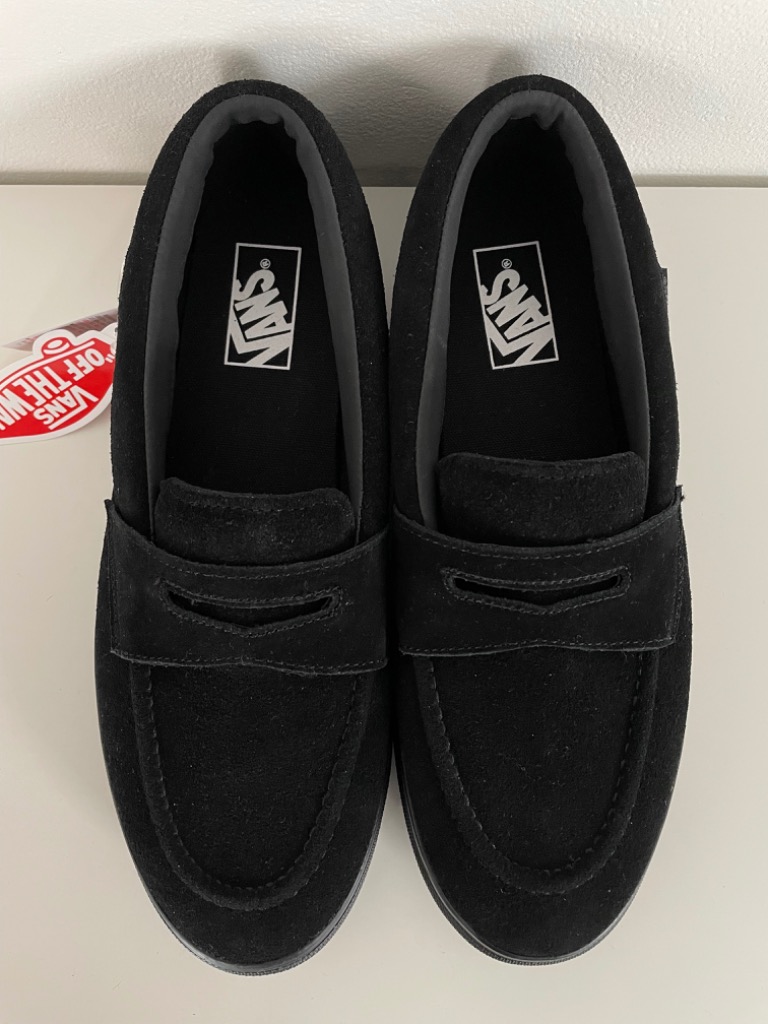 VANS ヴァンズ LOAFER ローファー V196CF CN BLACK/BLACK : ABC