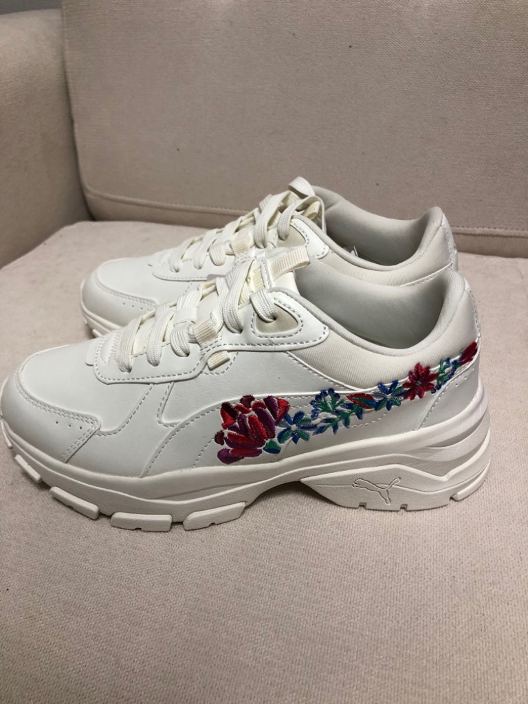 ◆PUMA◆プーマ CASSIA VIA EMBROIDERY 401270 03WARM WHITE ◇PUMA◇プーマ CASSIA VIA EMBROIDERY 401270 03WARM WHITE