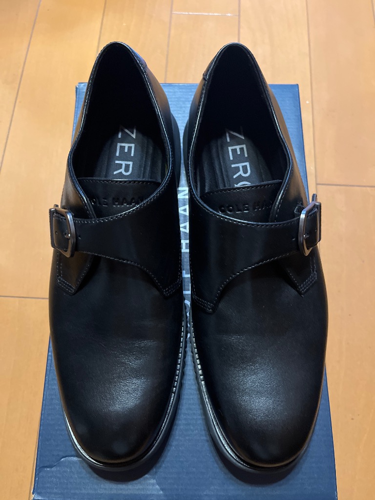 コールハーン　ビジネシューズ　ダブルモンク　ブラック COLE HAAN コール ハーン 2.ZEROGRAND MONK STRAP 2.ゼロ