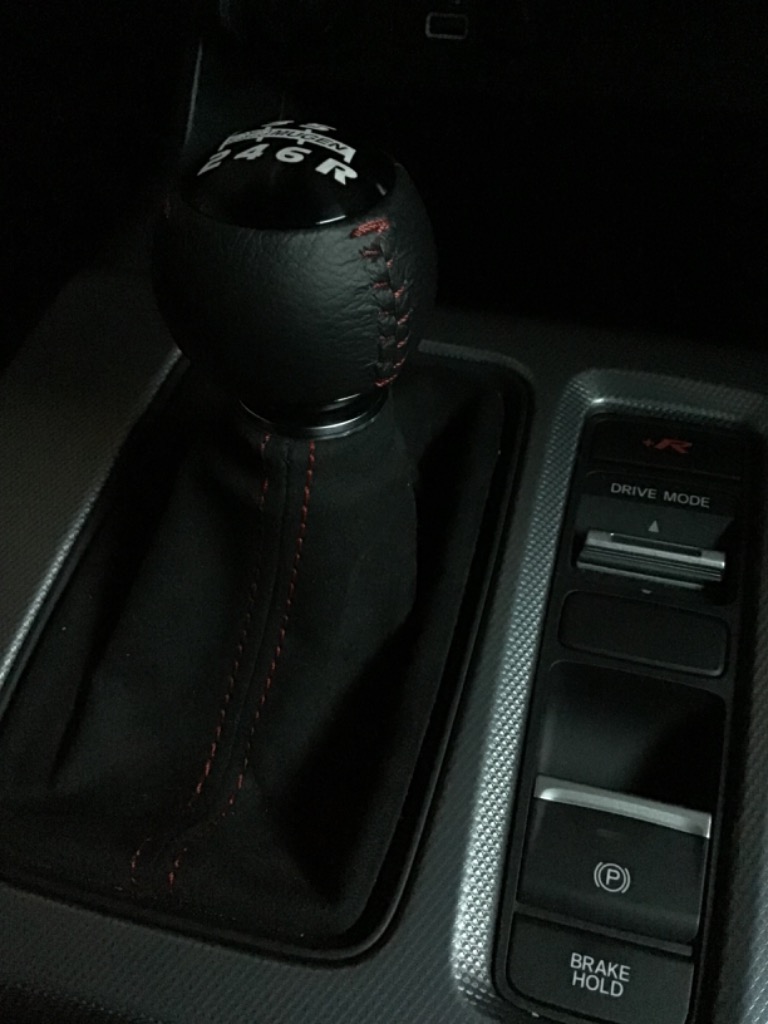 無限（MUGEN） ムゲン レザーシフトノブ (ブラック) シビック type-R