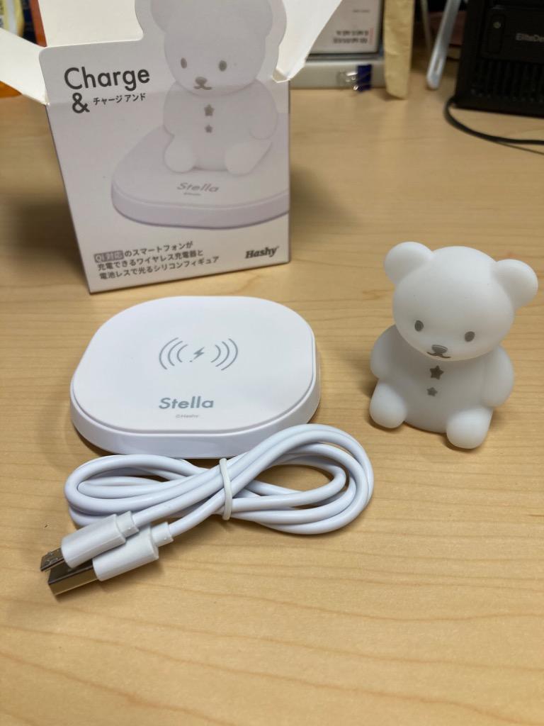 チャージアンド クマ 置き型充電器 ワイヤレス充電 Qi対応の チャージアンド クマ 置き型充電器 ワイヤレス充電 Qi対応の
