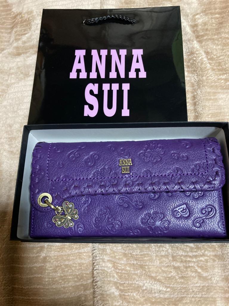 アナスイ 財布 レディース 長財布 ダリア がま口かぶせ長財布 313180 ANNA SUI ladies ウォレット