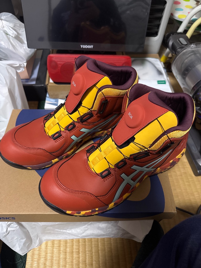 asics アシックス ウィンジョブ CP304 26.5 ASICS アシックス 安全靴 ウィンジョブ CP304 Boa ハイカット