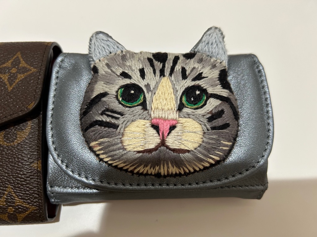 tamao world タマオワールド 折り財布 猫 ネコ ねこ ミニ財布
