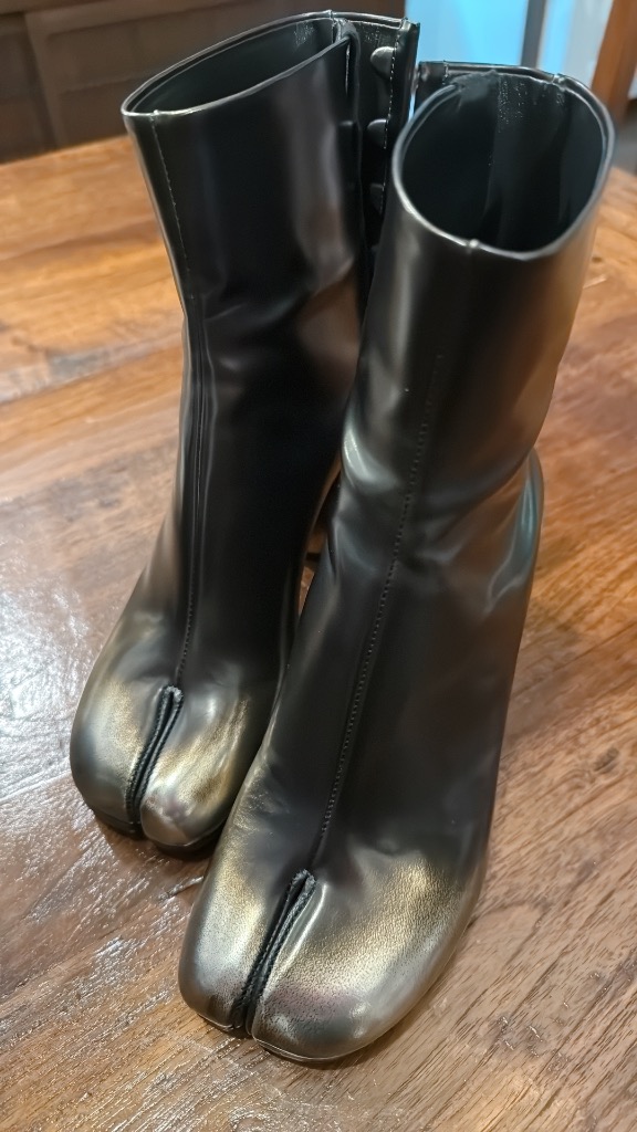 マルジェラ　足袋ブーツ　黒　パンプス　バレーシューズ Maison Margiela メゾン マルジェラ 足袋 ブーツ シューズ 靴の