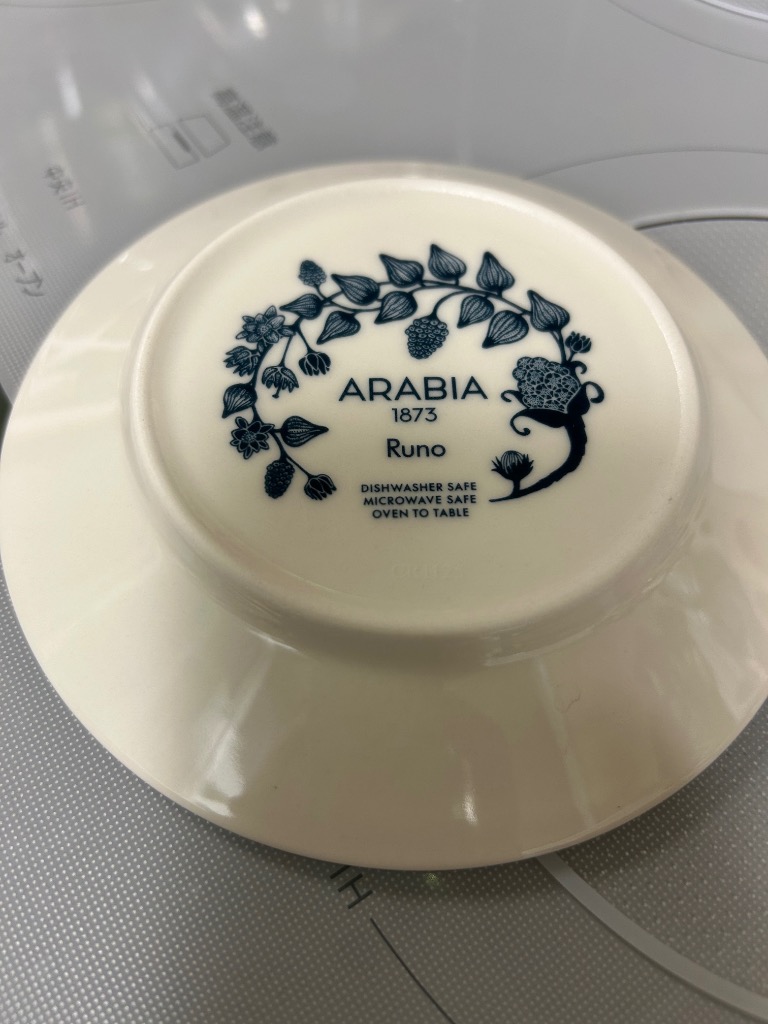 ARABIA（アラビア） ルノ サマーレイ プレート14cm ソーサー 北欧