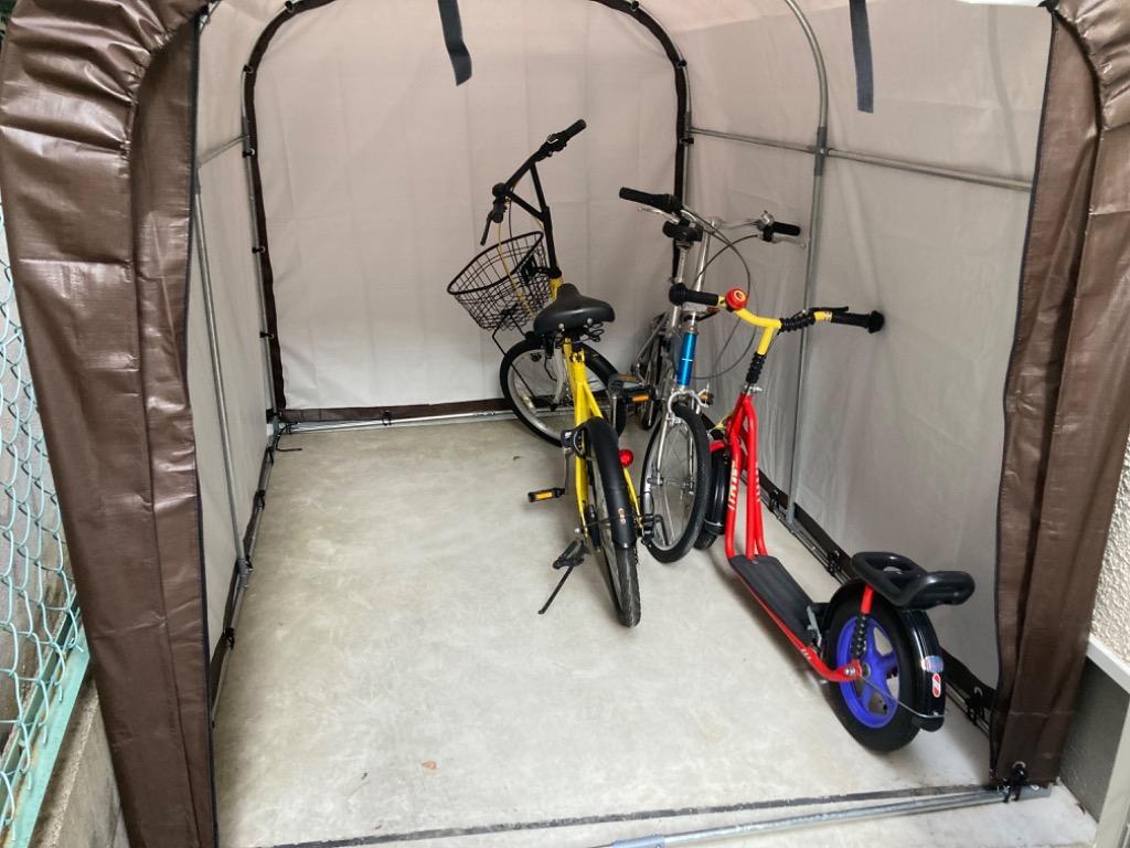 公式の店舗 サイクルハウス 3台用 自転車置き場 自転車ガレージ