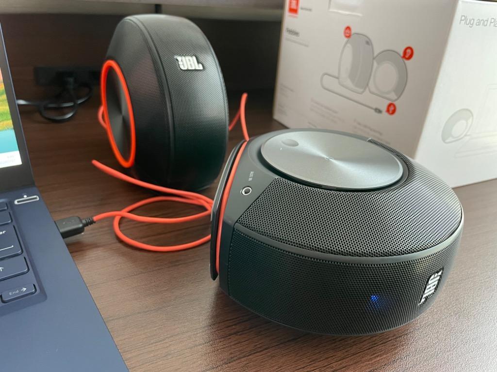 JBL Pebbles バスパワードスピーカー USB/DAC内蔵 ブラック