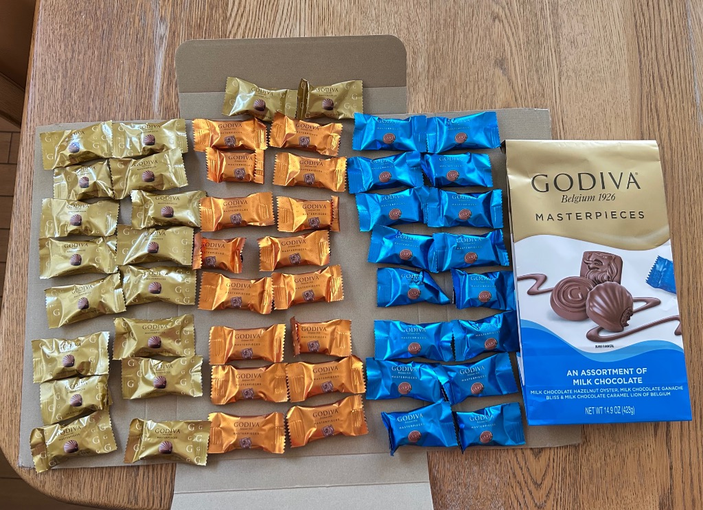 GODIVA ゴディバ マスターピース アソート チョコレート 423g入×5袋 Amazon.co.jp: NEW GODIVA ゴディバ マスターピース アソート