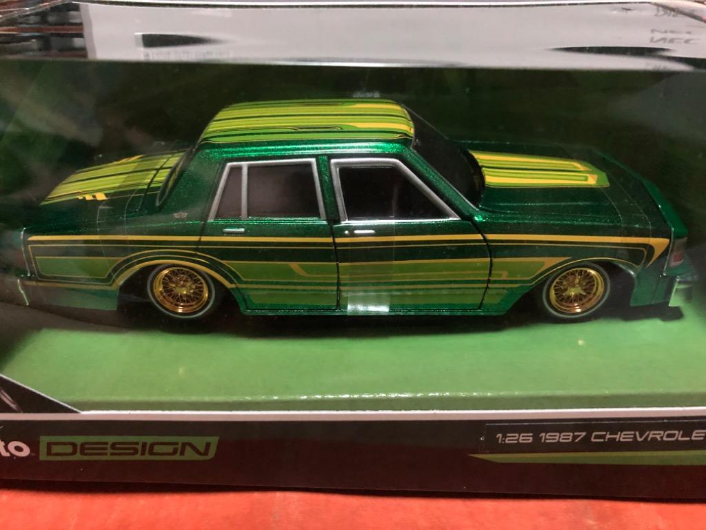 1/26 箱入り ミニカー 1987 CHEVROLET CAPRICE キャンディグリーン シボレー カプリス アメ車 Lowrider  ローライダー : 50000801 : アメリカ雑貨とミニカーのアイカム - 通販 - Yahoo!ショッピング