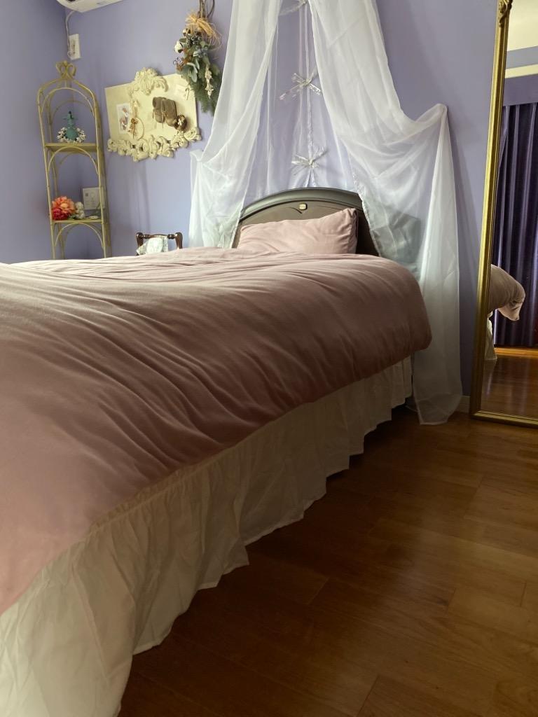 17-19日限定10倍P付] ベッドスカート シングル/セミダブル対応