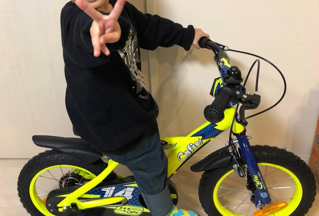 27-30日限定10倍P付] 子供自転車 14インチ Cyfie 子供用 鷹さん