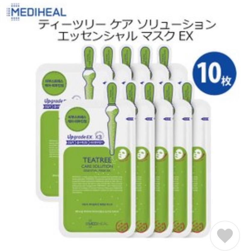 韓国コスメ MEDIHEAL メディヒール ティーツリー ケア ソリューション エッセンシャル マスク EX 10枚 パック スキンケア 秋 保湿  正規品 ギフト 2022 :medi-03:AIRIN - 通販 - Yahoo!ショッピング