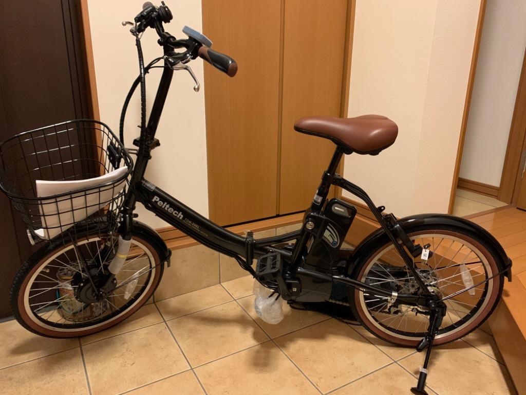 PELTECH 電動アシスト自転車 20インチ 折りたたみ自転車 電動