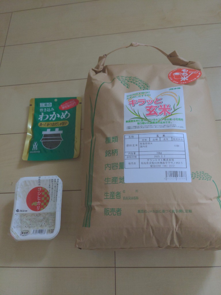 こがねもち もち米 玄米 10kg 米 お米 国内産 送料無料 キラッと