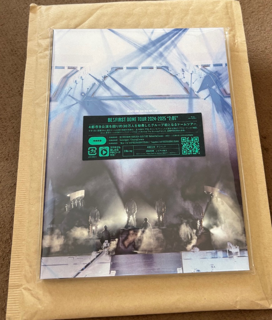 BE FIRST 2:BE DVD 特典付き BE:FIRST DOME TOUR 2024-2025 “2:BE”(2DVD) – BMSG MUSIC SHOP