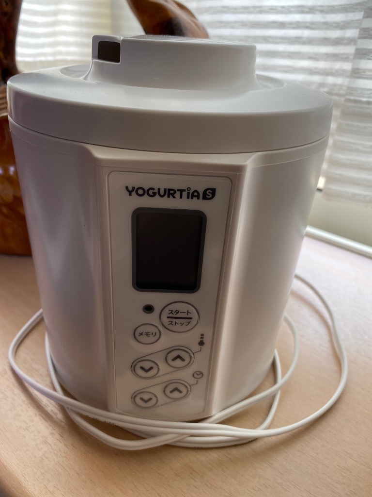 タニカ電器 ヨーグルティアS ガラスセット YS-02GW （ホワイト