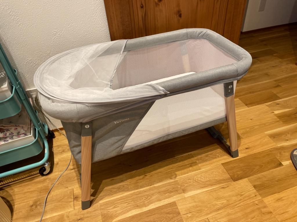 綺麗 YATOMI ２in１ Baby Crib リビングベッド 新生児～６カ月 - 寝具