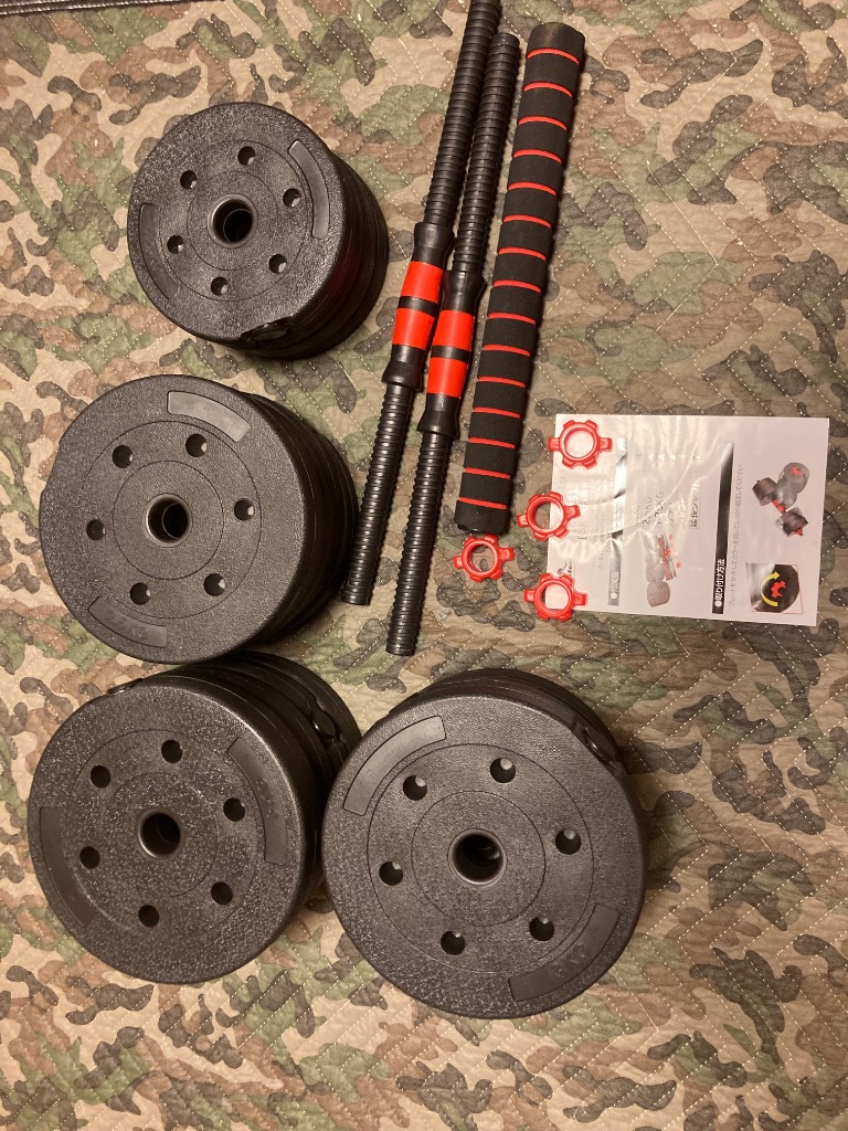 Hill Stone ダンベル 可変式 20kg 2個セット ダンベルセット