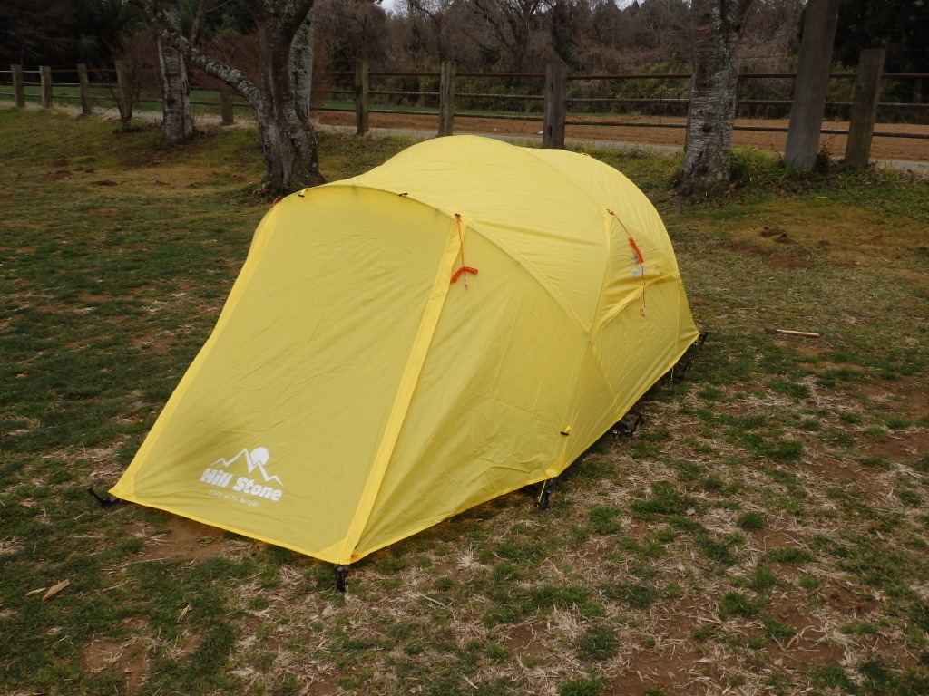 PROMOTE VL-32 軽量2人用 山岳ドーム型テント イエロー PUROMONTE プロモンテ＞ VL-32 山岳テント | 中古アウトドア用品・中古