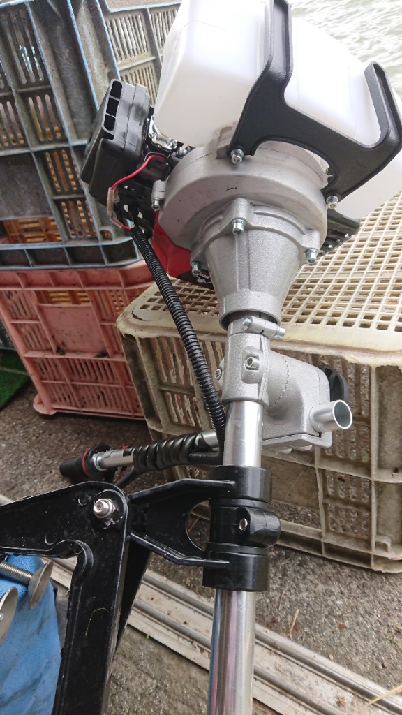 2馬力 免許不要 船外機 空冷式 エレキ エンジン 2ストローク