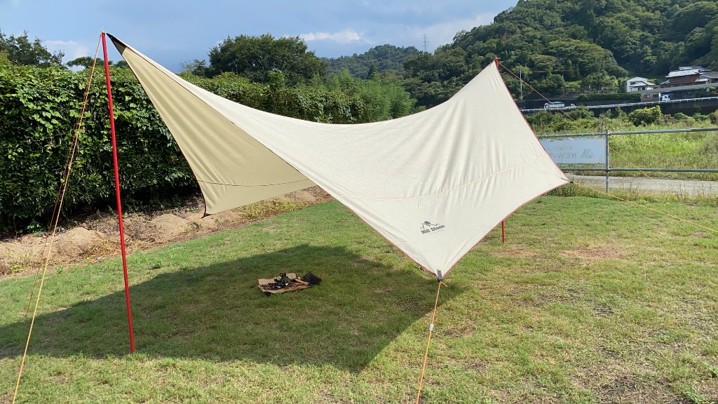 ベージュ シェードタープ 耐水性素材 楽天市場】タープ テンデ トライアングルS 3.1×2.4m 日よけ 遮光