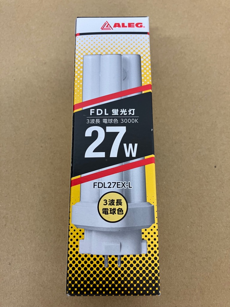 FDL27EXL コンパクト形蛍光灯 27W形 3波長形電球色 10個セット