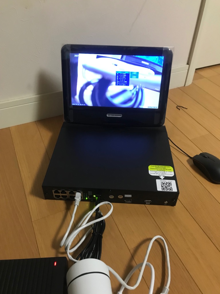 アキバガジェット 防犯カメラ 家庭用 屋外 poe セット AI検知