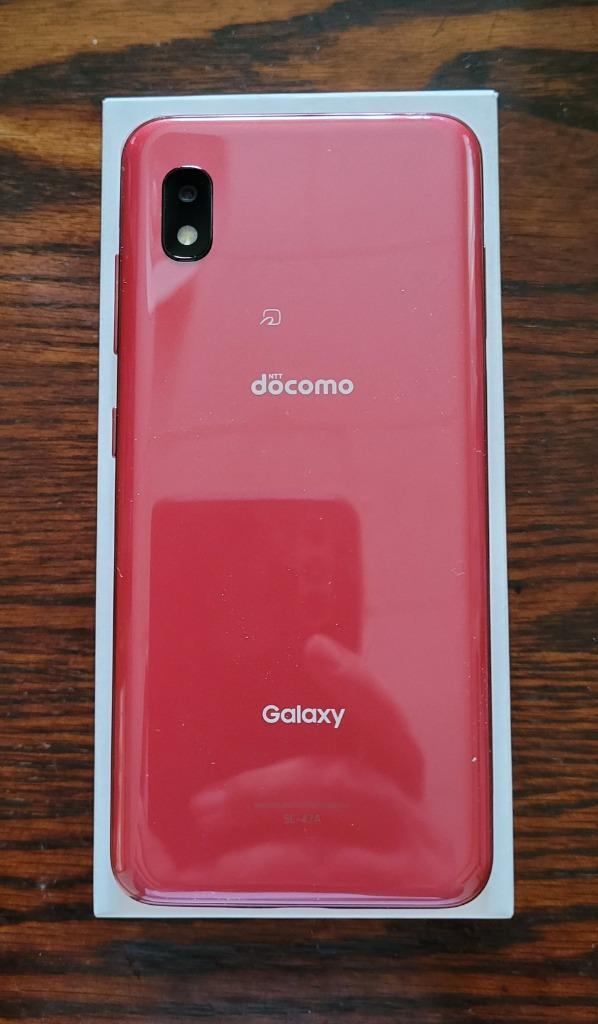 Galaxy A SIMフリー SC-42A A21 レッド [Red] 新品未使用