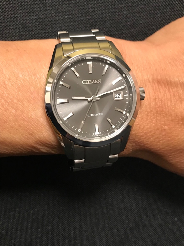 CITIZEN シチズン 腕時計 機械式 自動巻(手巻付き) グレー