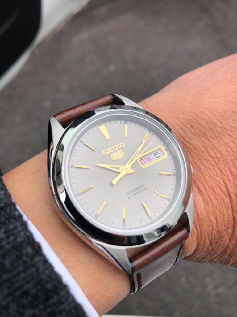 Seiko 5 セイコー SEIKO 腕時計 海外モデル 自動巻き グレー文字