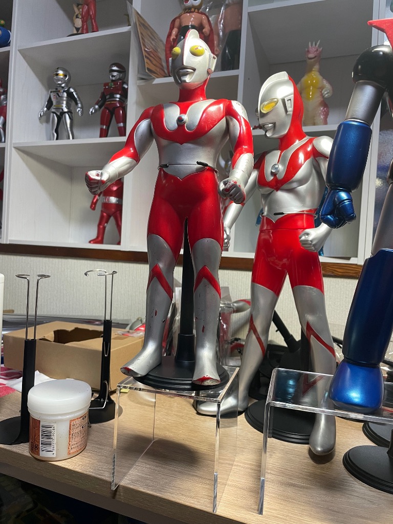 アクリルスタンド コの字型 W100 H100 D100mmまで 選べる5色＆サイズ