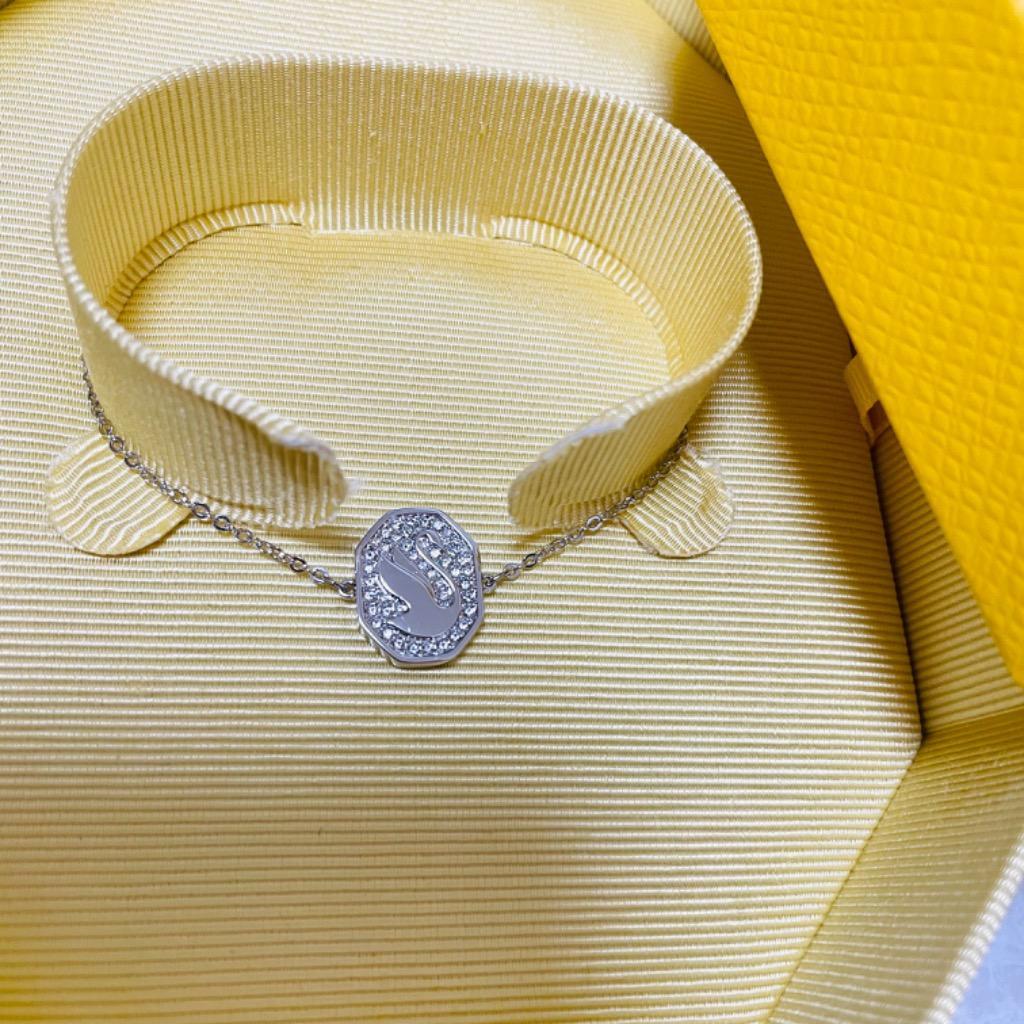 Amazon.com: Swarovski Signum bracelet, Swan, White, Rose