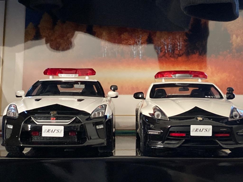 RAI'S 1/18 日産 GT-R (R35) 2018 栃木県警察高速道路交通警察隊車両 