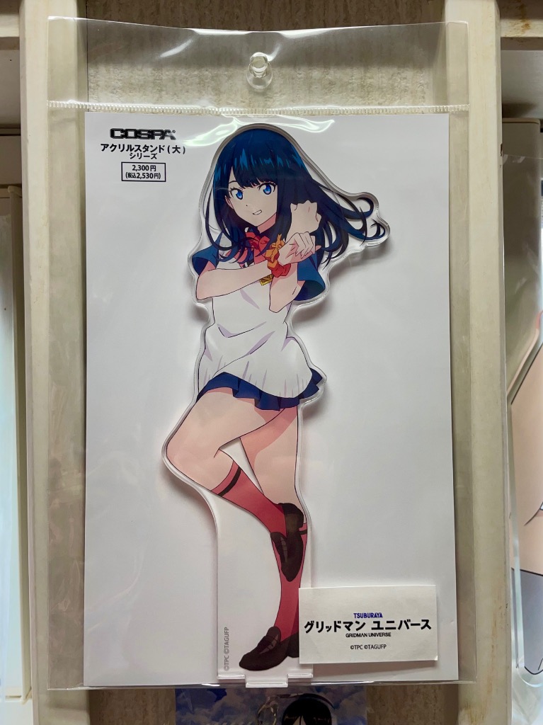グリッドマン ユニバース 描き下ろし 宝多六花 アクリルスタンド（大
