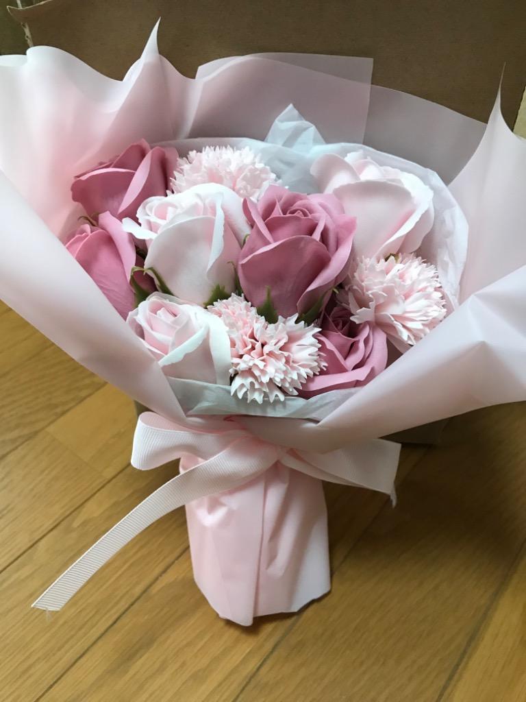 ソープフラワー ミニブーケ カーネーション ローズ プレゼント