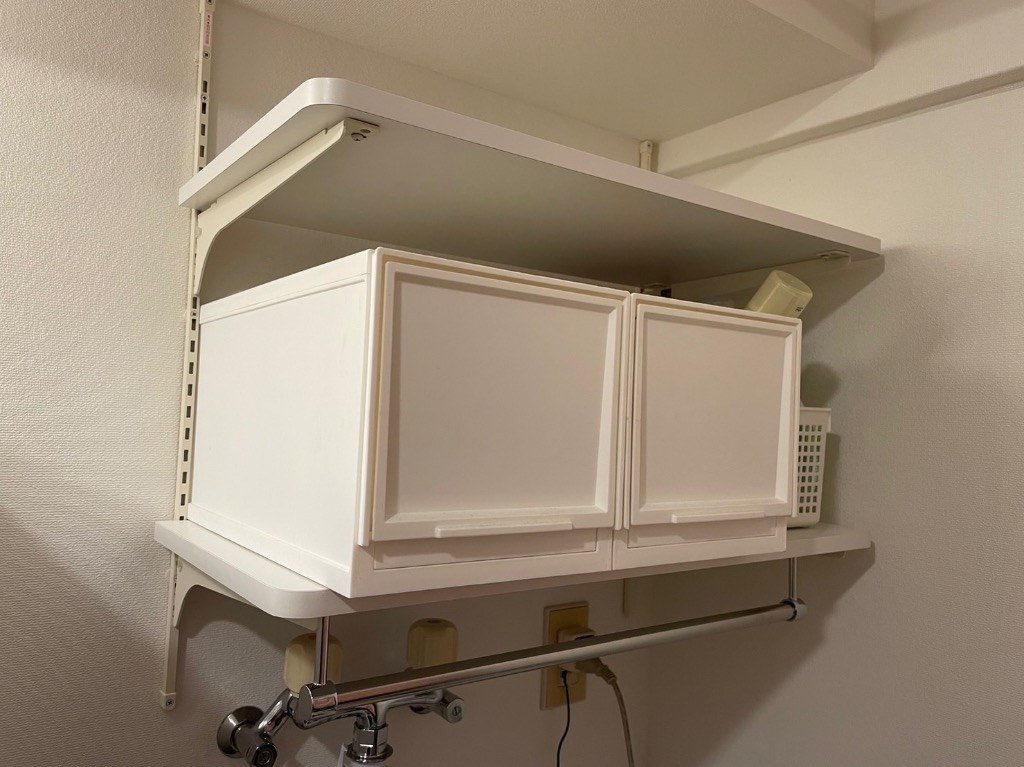 南海プライウッド　NANKAI ランドリー可動棚 LT2P-CW-A 南海プライウッド 【ポイント10倍】ランドリー可動棚セット LT2P