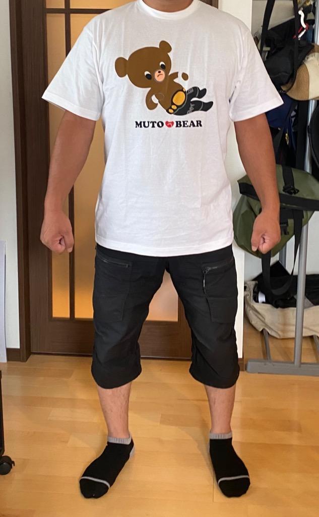 武藤敬司/MUTO BEAR フラッシング・エルボー Tシャツ ホワイト :3027:プロレスLOVE Yahoo!店 - 通販 -  Yahoo!ショッピング